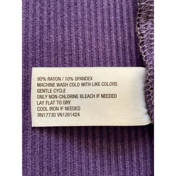 Wild Fable Junior Purple Summer Stretchy Ribbed Halter Cropped Tank Top Size XS - Picture 11 of 11